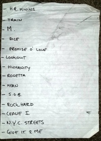 Bodine Mk-IV set list-tn