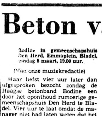 1981-03-10_Streekkrant_Bladel_Bodine_concert_review_tn
